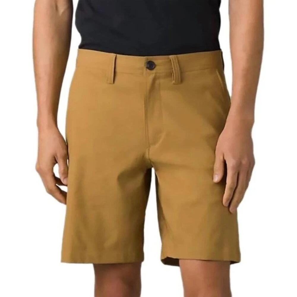 Prana Men’s Alameda Shorts Size 36x7 Cafe Brown Climbing Hiking Outdoor